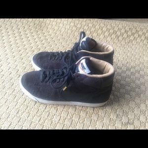 Black Suede Nike Blazer Sneakers